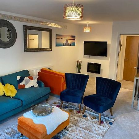 Luxury Modern 1Bed Sea View Apartment Rhôs-on-Sea Exterior foto