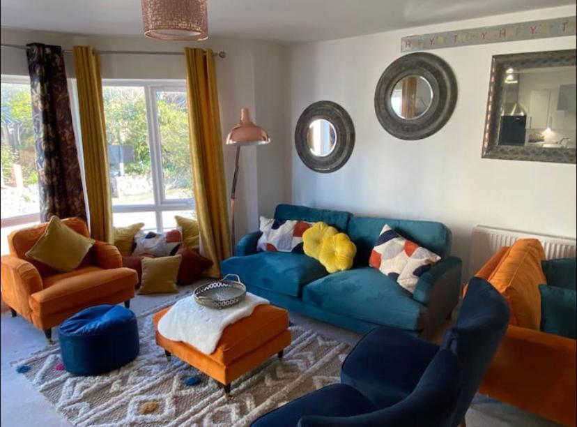 Luxury Modern 1Bed Sea View Apartment Rhôs-on-Sea Exterior foto